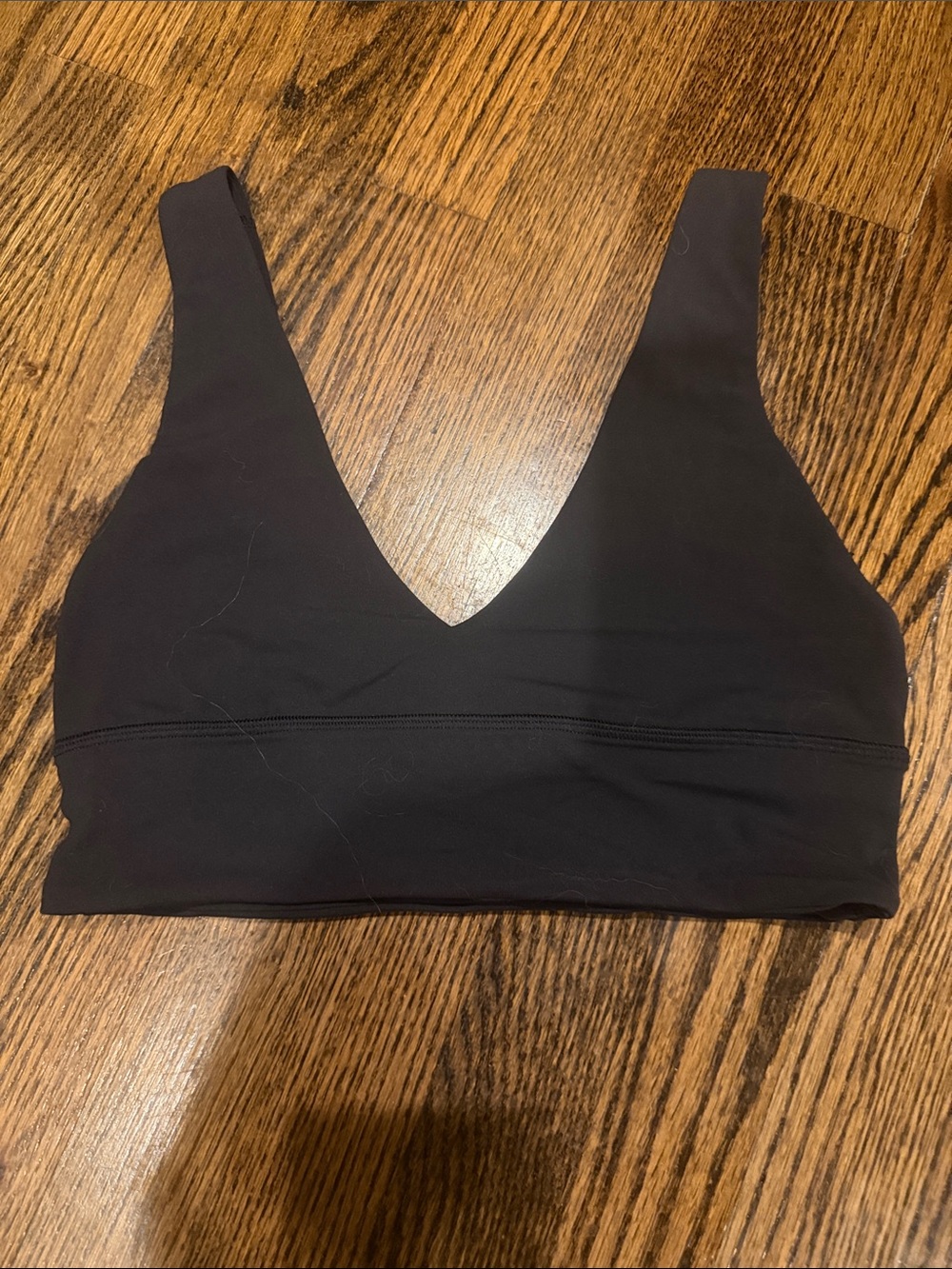 lululemon athletic black focuser sports bra